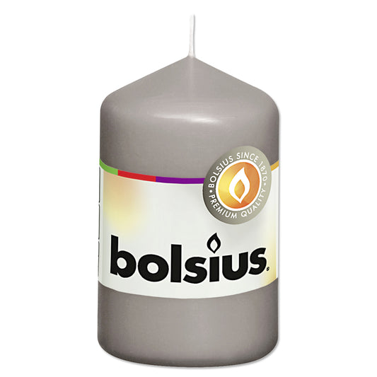 Pillar Candle 80/48 mm (Warm Grey)