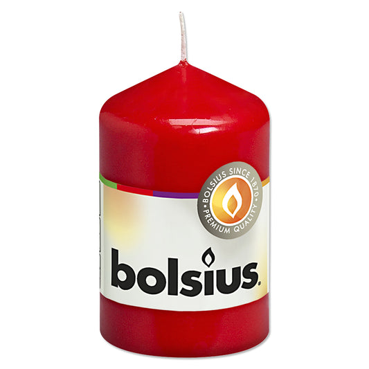 Pillar Candle 80/48 mm (Red)