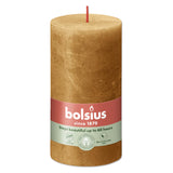 Pillar candle 130/68 RUSTIC spice brown
