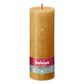 Pillar candle 190/68 RUSTIC honeycomb yellow