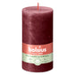 Pillar candle 130/68 RUSTIC velvet red