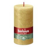 Pillar candle 190/68 RUSTIC oat beige
