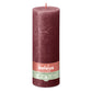 Pillar candle 190/68 RUSTIC velvet red