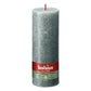 Pillar candle 190/68 RUSTIC jade green