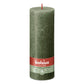 Pillar candle 190/68 RUSTIC fresh olive