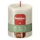 Pillar candle 80/68 mm Rustic METALLIC ivory