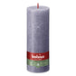 Pillar candle 80/68 mm Rustic METALLIC blue