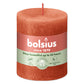 Pillar candle 80/68 RUSTIC earthy orange